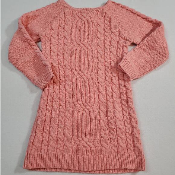 Joe Fresh Sweatshirt Dress Toddler 5 Knit Long Tunic Pink Long Sleeve Top - Picture 8 of 8